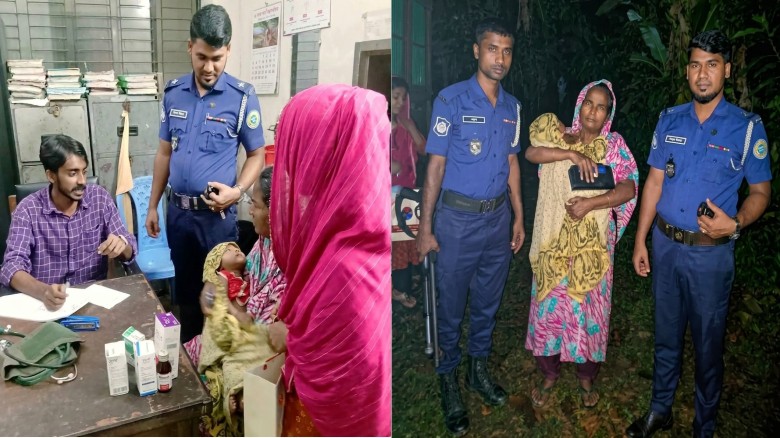 নেছারাবাদে মানবিকতার উজ্জ্বল দৃষ্টান্ত এ